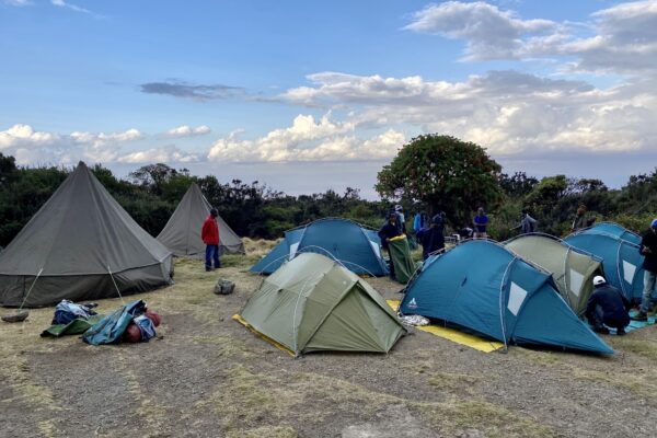 Climbing Kilimanjaro tents