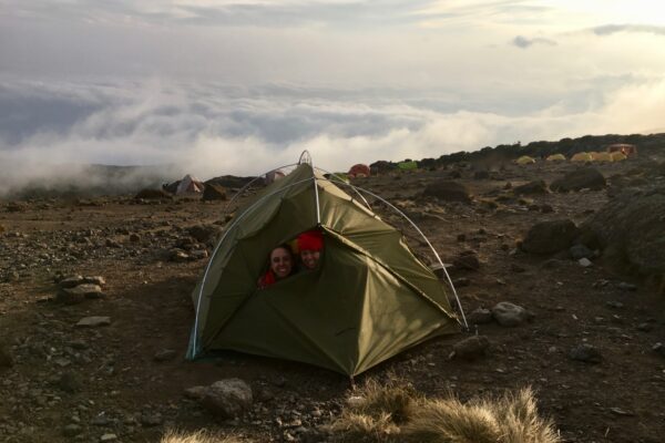 Climbers in a tent at Mt Kilimanjaro (8)